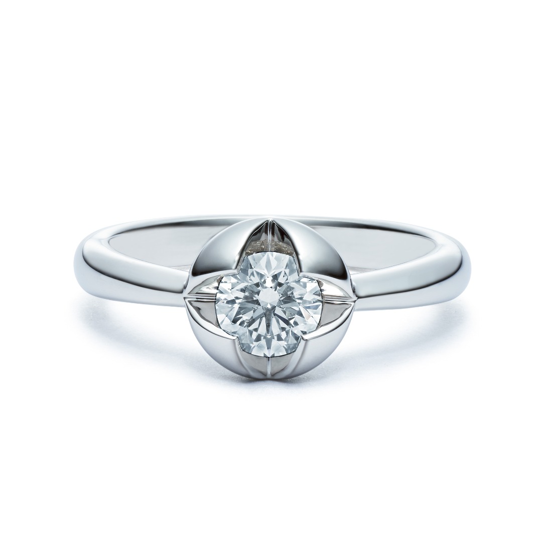 プラチナ銀座和光❤︎ダイヤモンド証明書付き 結婚指輪 0.3カラット6号 超美品
